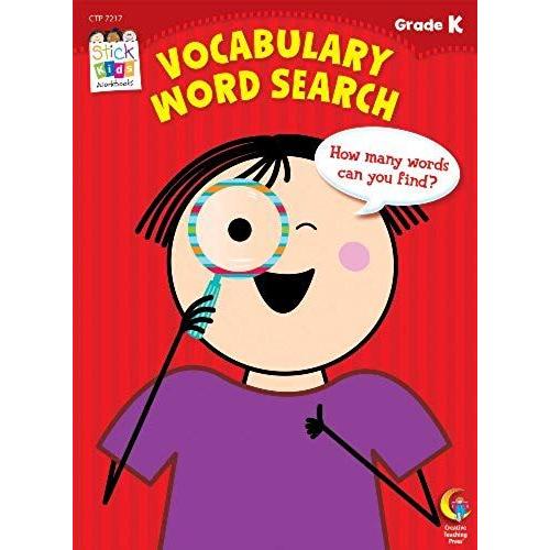 Vocabulary Word Search, Grade K