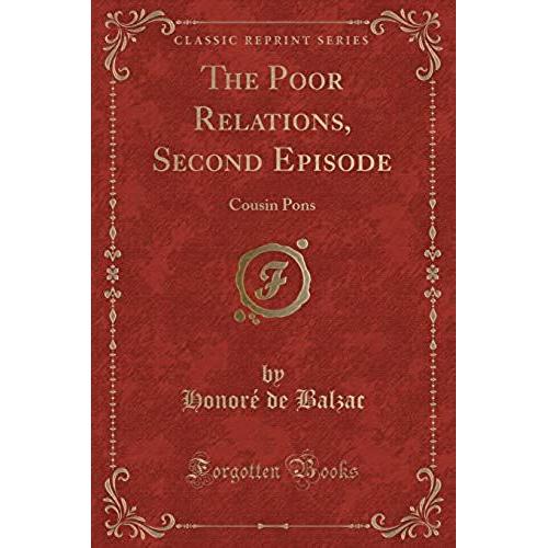 Balzac, H: Poor Relations, Second Episode