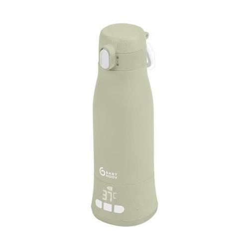 Chauffe-Biberon Nomade Moov & Feed - Babymoov - 340ml - Vert Sauge - Réglage Température - Maintien Chaud