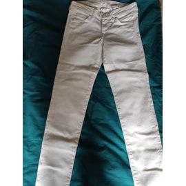 Jean Blanc Taille Haute H&m Femme