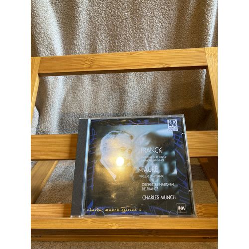 Charles Munch Orchestre National De France Franck Fauré Cd Auvidis Valois 1998