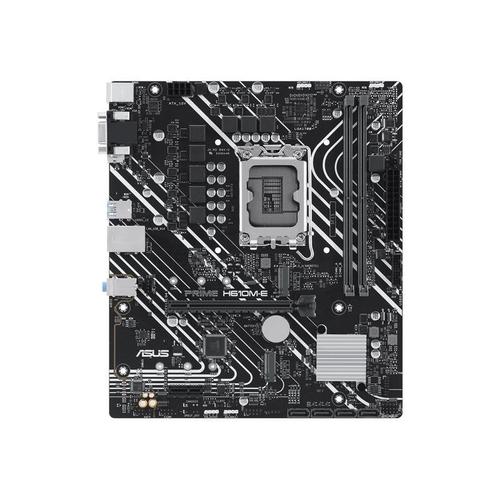 ASUS PRIME H610M-E-CSM - Carte-mère - micro ATX - Socket LGA1700 - H610 Chipset - USB 3.2 Gen 1 - Gigabit LAN - carte graphique embarquée (unité centrale requise) - audio HD (8 canaux)