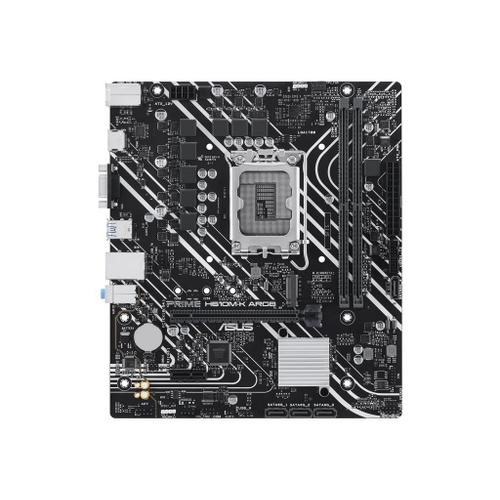 ASUS PRIME H610M-K ARGB - Carte-mère - micro ATX - Socket LGA1700 - H610 Chipset - USB 3.2 Gen 1 - Gigabit LAN - carte graphique embarquée (unité centrale requise) - audio HD (8 canaux)