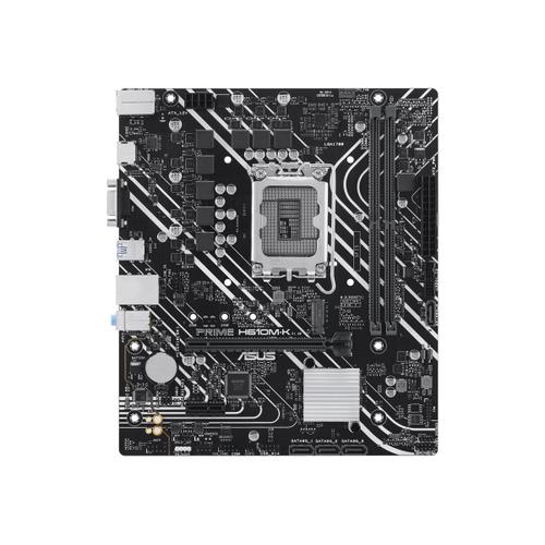 ASUS PRIME H610M-K - Carte-mère - micro ATX - Socket LGA1700 - H610 Chipset - USB 3.2 Gen 1 - Gigabit LAN - carte graphique embarquée (unité centrale requise) - audio HD (8 canaux)
