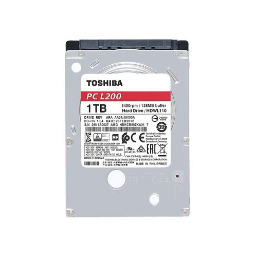 Toshiba HDWL110UZSVA Disque dur interne 2,5"" 1 To SATA