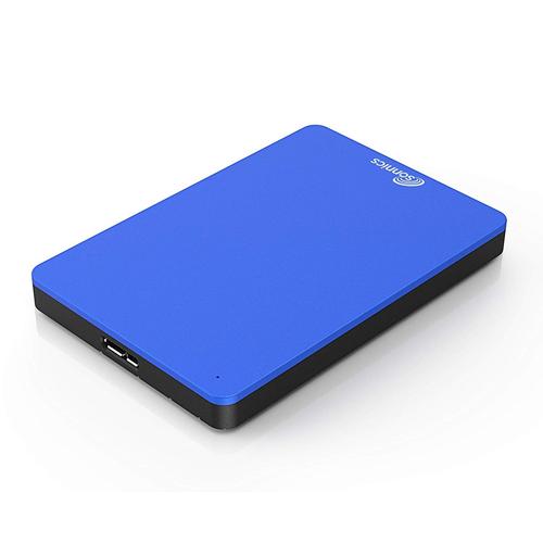 Sonnics 500 GO Bleu Disque dur externe portable USB 3.0 Super rapide Vitesse de transfert pour une utilisation avec un PC Windows