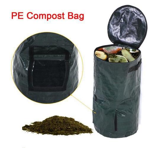 Sac de compost organique Déchets organiques Pot de compost de jardin de cuisine Jardinière en tissu PE environnemental 35