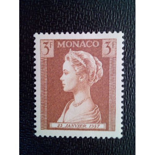 Timbre Monaco Yt 480 Princesse Grace Patricia (1929-1982) 1957 ( 101012 )