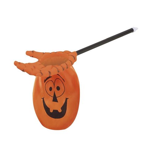 Sac Citrouille Main Squelette
