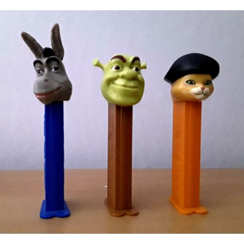 Lot De 2 Distributeurs Pez Shrek