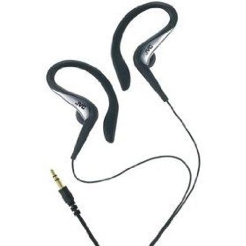 JVC HA-EB70-S - Écouteurs - montage sur l'oreille - filaire - jack 3,5mm - argent