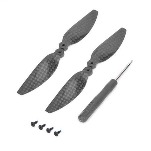 Drone Blades Mini Accessoire De Pales D'héLice De Drone En Fibre De Carbone Pour Dji Mavic Mini Noir (1 Paire)-Générique