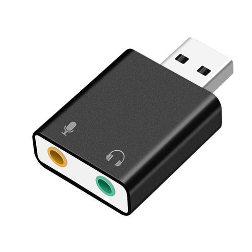 Asbter USB Carte Son externe Adaptateur USB Carte Audio 3D Stéréo Jack 3.5mm écouteur Micphone Carte pour Ordinateur Portable PC