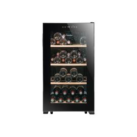 Cave à vin La Sommelière LS52BLACK - 128 litres Classe F Noir - 52 bouteilles