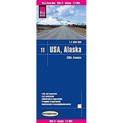 Reise Know-How Landkarte Usa 11, Alaska (1 : 2.000.000)