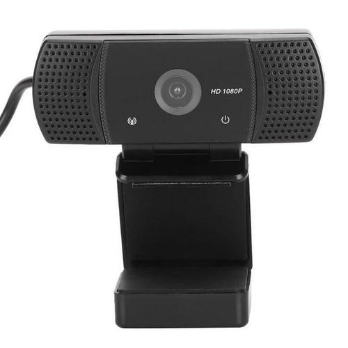 Webcam Usb Hd Appareil photo numérique 1080P Appel vidéo Conférence Mic intégré-Noir