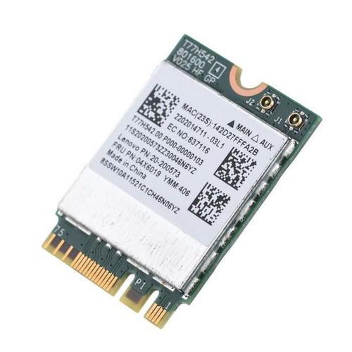 Carte réseau double bande 2.4G/5G 433Mpbs réseau Ngff carte Wifi sans fil pour Lenovo