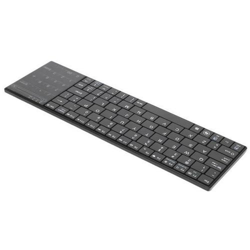 Clavier sans fil avec pavé tactile multimédia pour la maison et le divertissement tout-en-un pratique et portable pour PC de théâtre