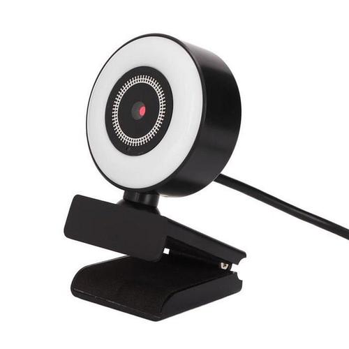 Caméra en direct Caméra d'ordinateur Hd 1080P éclairage supplémentaire Rotation flexible Usb Home Webcam