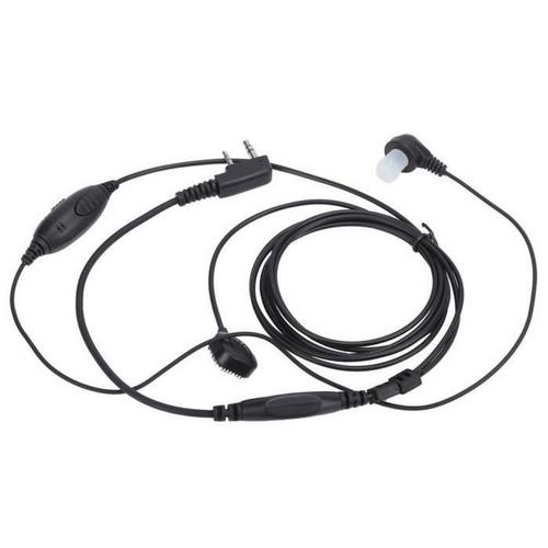 Double Ptt Talkie Walkie Casque Interphone Oreillette Pour Baofeng Uv¿5Ra Uv¿5Rb Uv¿5Rc Uv¿5Rd Uv¿5Re