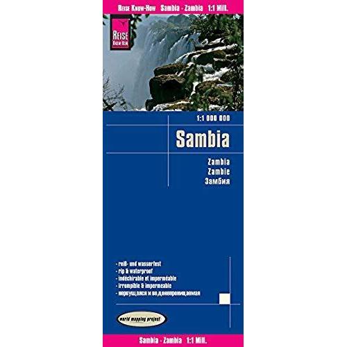 Reise Know-How Landkarte Sambia  1:1.000.000