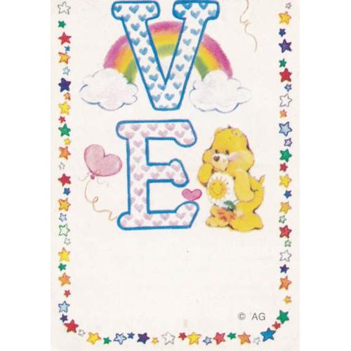 Autocollant Panini - Les Bisounours (Care Bears)- N°2