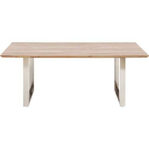 Table Symphony Acacia Chrome 200x100cm Kare Design