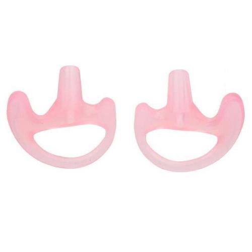 écouteur Oreille Moule 5 Paires Radio Oreille Moule Silicone Gauche Droite écouteur Insert De Talkie Walkie Rose L