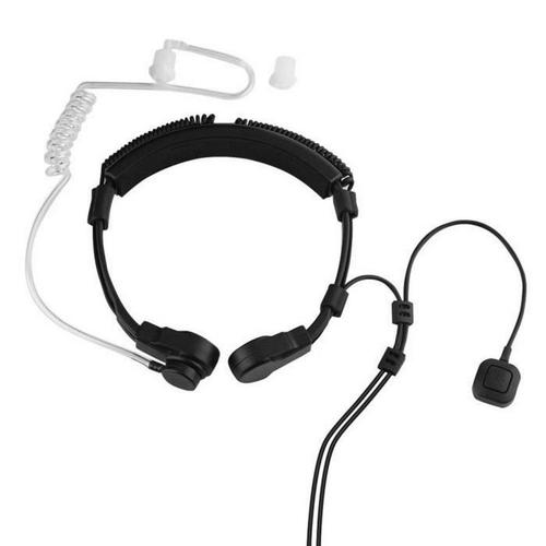 Doigt Ptt extensible doigt gorge choc casque Ptt oreille respiratoire gorge blé pour Baofeng Uv-5R Bf-888S