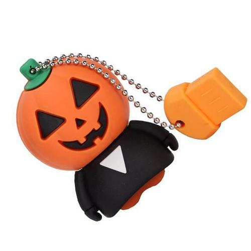 Memory Stick U Disk Cute Cartoon Pumpkin Monster Usb2.0 High Speed Flash Drive Mobile Storage Device Pumpkin