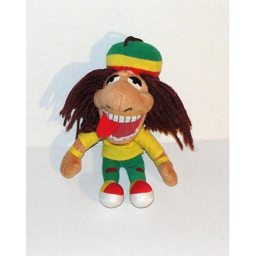 Peluche Rasta Jamaique Doudou Rastaman 23 Cm