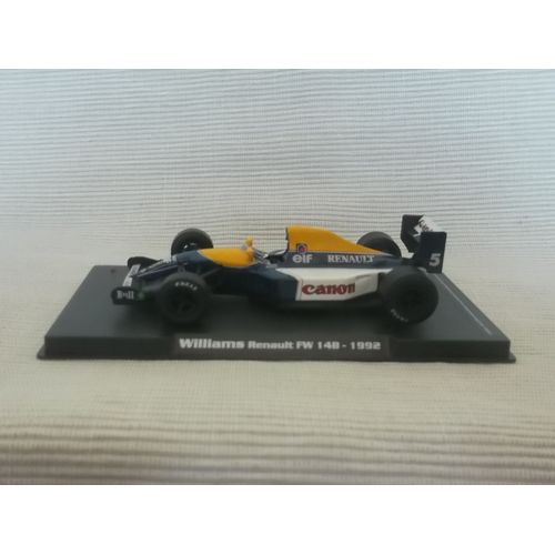 Voiture Formule 1 Williams Renault Fw 14b (Nigel Mansell 1992) 1/43-Editions Atlas