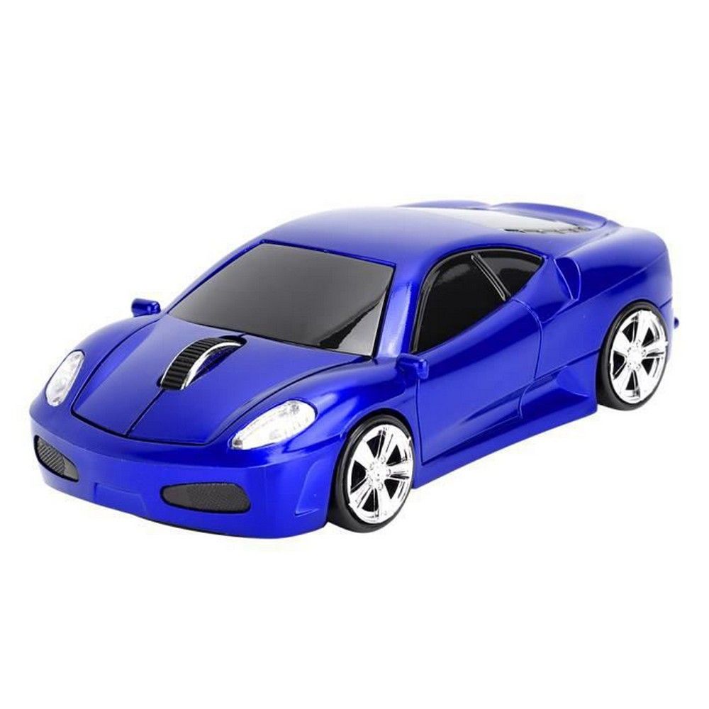 Souris sans fil pour Ferrari Model Car Creative 2.4G 1200Dpi Souris sans fil pour ordinateur portable (Bleu)