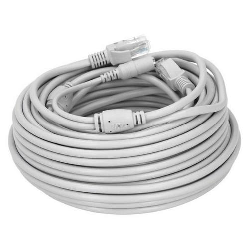 Ethernet Wires Cordon de réseau d'alimentation de câble Ethernet portable 2 en 1 pour système de vidéosurveillance Nvr