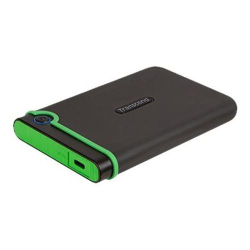 Transcend StoreJet 25M3C - Disque dur - 2 To - externe (portable) - 2.5" - USB 3.1 Gen 1 - gris de fer
