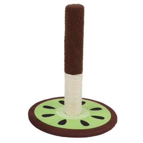 Grattoir à Chat Vertical Kiwi Sisal Grattoir à Chat Avec Boule Suspendue Pour L'entraîNement Des Chats D'intéRieur