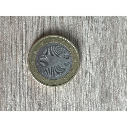 Pièce 1 Euro Allemagne 2002 Atelier J,Tb Etat