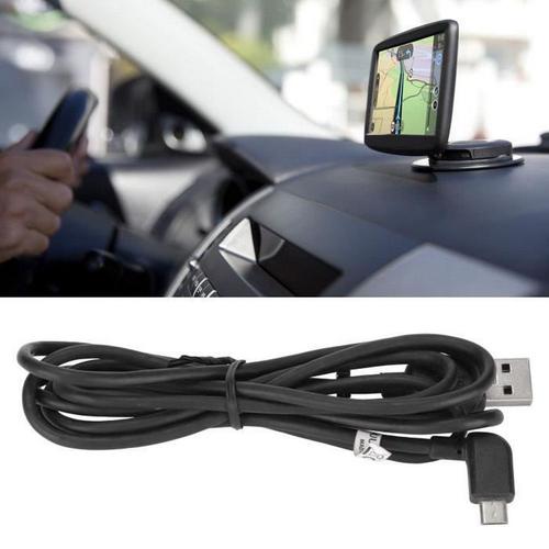 5Pin 90 ° Mini chargeur USB câble Gps navigateur téléphones lecteurs MP3 charge pour Tomtom Go 40 50 500 60