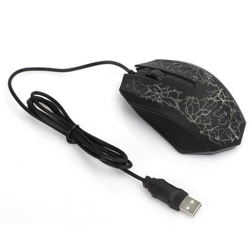 Souris filaire souris optique filaire de jeu professionnel pour Lol A30 souris d'ordinateur à rétroéclairage coloré noir