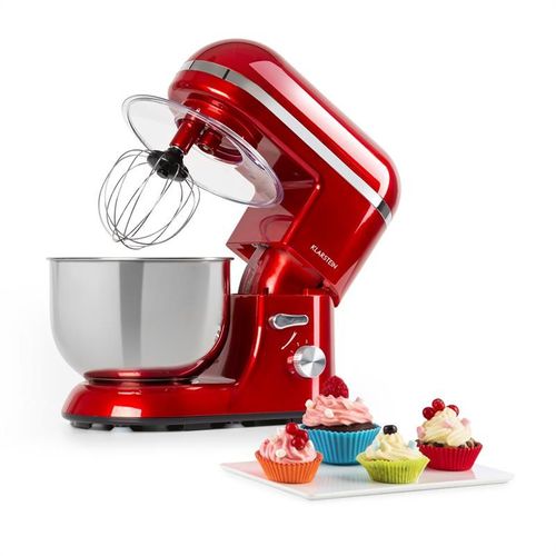 Klarstein Bella Elegance robot culinaire 1300 W 1,7 ch 6 vitesses 5 litres rouge