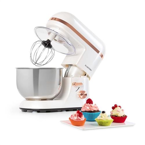 Klarstein Bella Elegance robot culinaire 1300 W 1,7 ch 6 vitesses 5 litres blanc