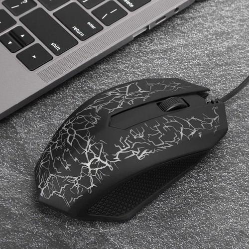 Souris optique filaire de jeu professionnel de souris rétro-éclairée pour la souris d'ordinateur de rétro-éclairage coloré de Lol