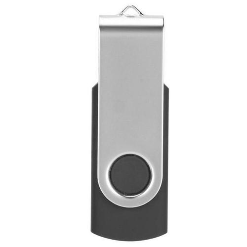 Disque Flash Usb Flash Drive Candy Noir Stockage Rotatif Memory Stick Pour Tablette Pc (128 Go)