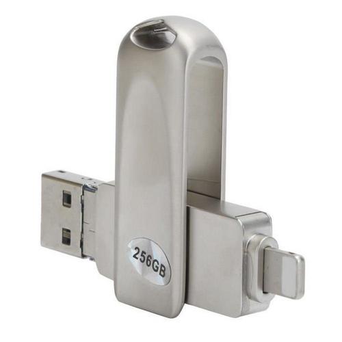 Clé USB pour Android/Ios 256 go 3 en 1 clé USB téléphone Otg U disque pour clé mémoire pour Android/Ios/Windows