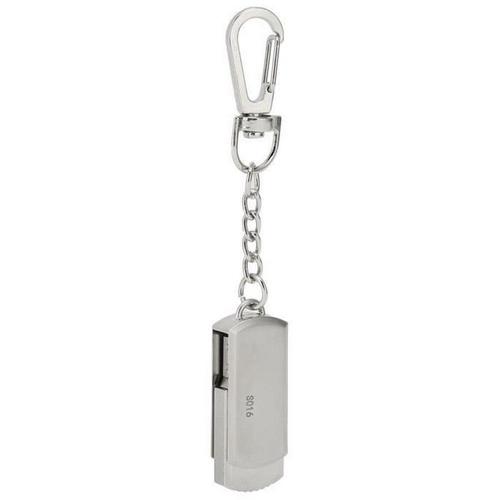 Lamyoo Memory Stick High-Speed Silver Zinc Alloy Rotating U Disk Flash Drive Memory Device