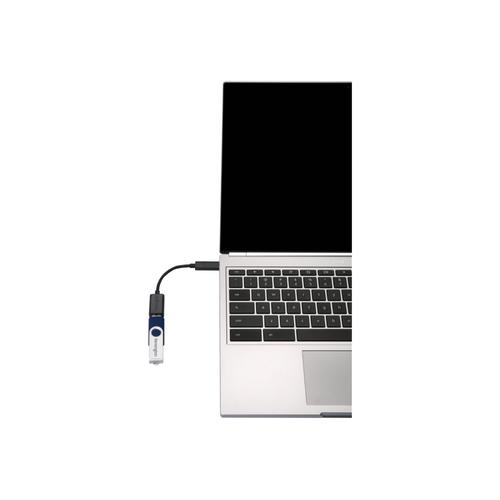 Kensington CA1000 - Adaptateur USB - USB (F) pour 24 pin USB-C (M) - USB 3.1 - moulé - noir
