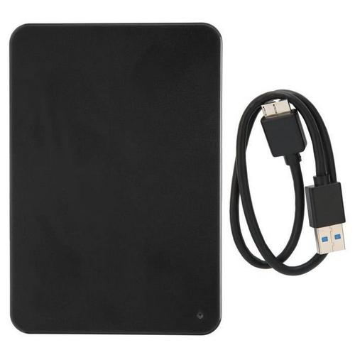 Disque dur externe portable Disque dur externe USB 3.0 Plug and Play Disque dur mobile pour de nombreux appareils Noir