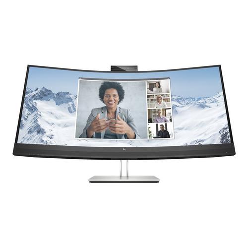 HP E34m G4 Conferencing Monitor - E-Series - écran LED - incurvé - 34" - 3440 x 1440 WQHD @ 75 Hz - VA - 400 cd/m² - 3000:1 - 5 ms - HDMI, DisplayPort, USB-C - haut-parleurs - pour ZBook Firefly...