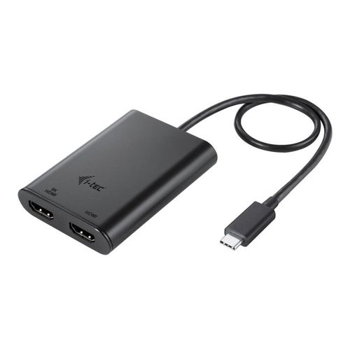 i-Tec - Station d'accueil - pour ordinateur portable, tablette - USB-C / USB4 / Thunderbolt 3 / Thunderbolt 4 - 2 x HDMI - Europe
