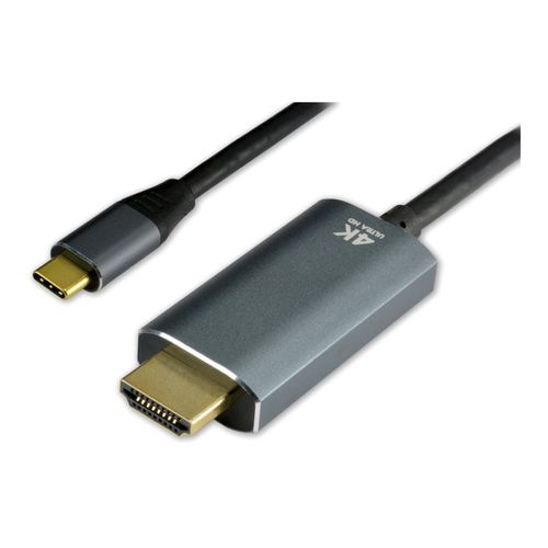 MCL - Câble adaptateur - 24 pin USB-C mâle pour HDMI mâle - 1.8 m - support pour 4K60Hz (3840 x 2160), une directionnelle